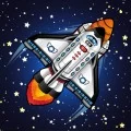 TheToonPlanet-Portfolio-Illustration-Spaceships-Rockets-01 Space shuttle and rockets vector illustration