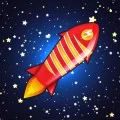 TheToonPlanet-Portfolio-Illustration-Spaceships-Rockets-05 Space shuttle and rockets vector illustration