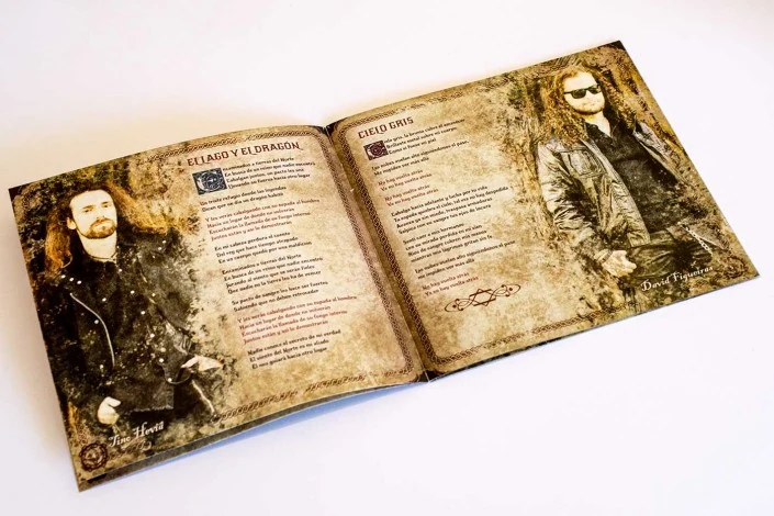 Photo detail of a inner page of Chronicles of Aravan leaflet artwork Photo detail of a inner page of Chronicles of Aravan leaflet artwork