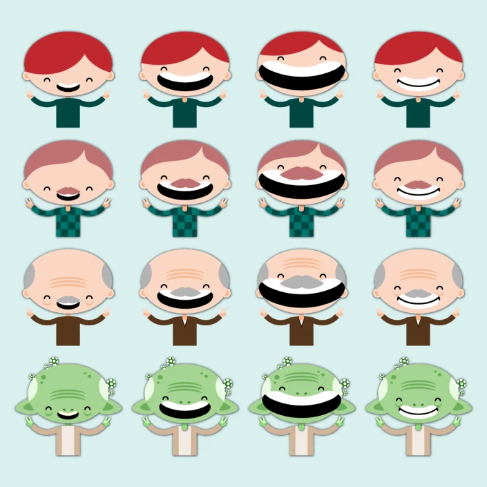 Main character design for Healthy Child video game Main character design for Healthy Child video game