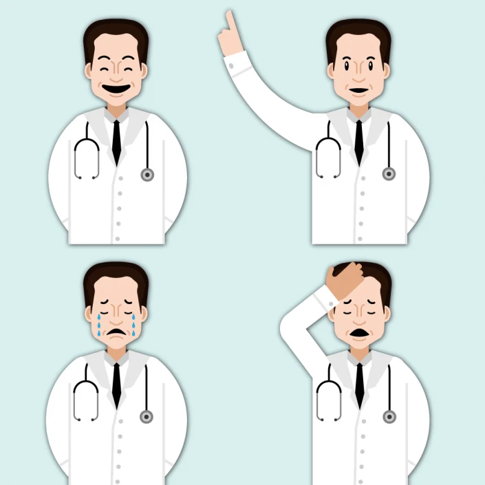 Doctor character design for Healthy Child video game Doctor character design for Healthy Child video game