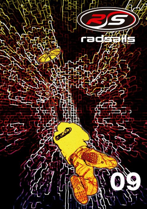 Radsails catalog cover graphic design artwork Radsails catalog cover graphic design artwork
