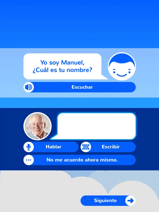 Recordándome Alzheimer ehealth ui design