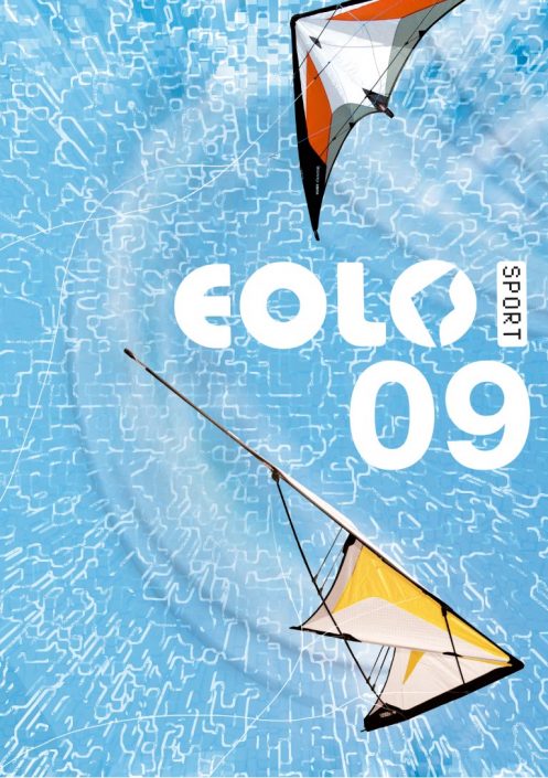 Eolo-Sport stunt pro kites cover graphic design artwork Eolo-Sport stunt pro kites cover graphic design artwork