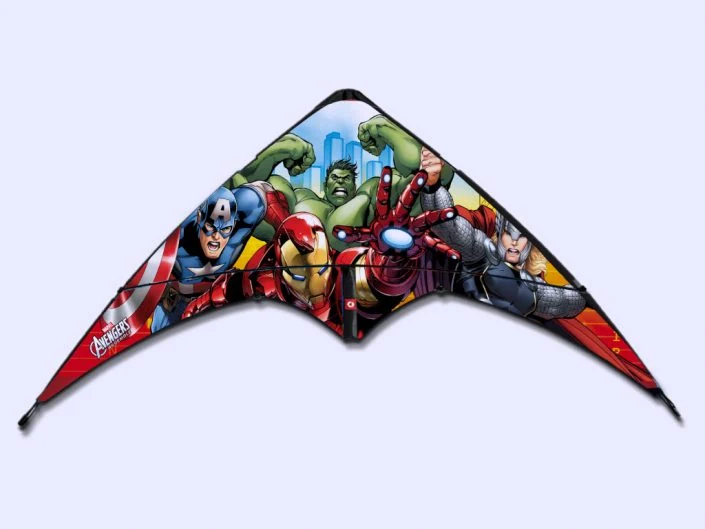 Marvel Avengers stunt kite graphic design artwork Marvel Avengers stunt kite graphic design artwork