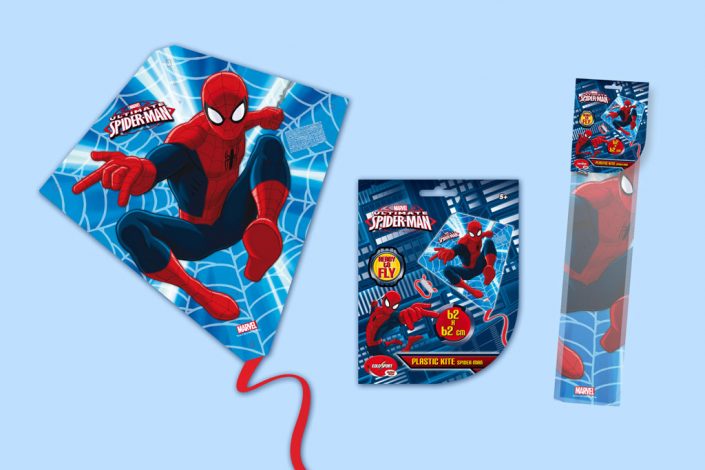 Marvel Spiderman diamond kite graphic design artwork Marvel Spiderman diamond kite graphic design artwork