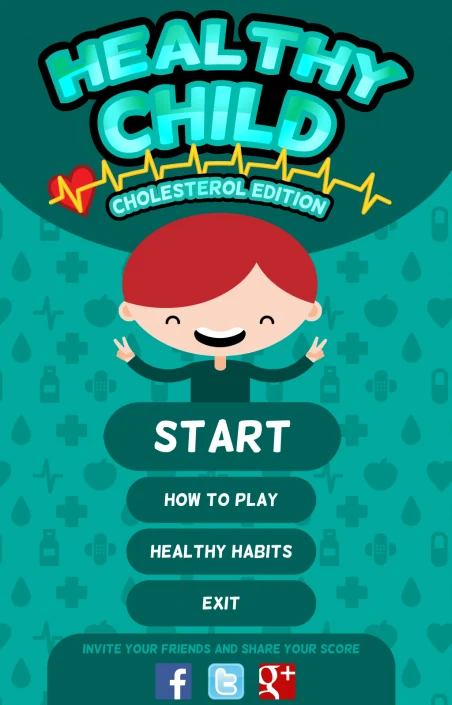 Healthy Child UI design (Graphic user interface)