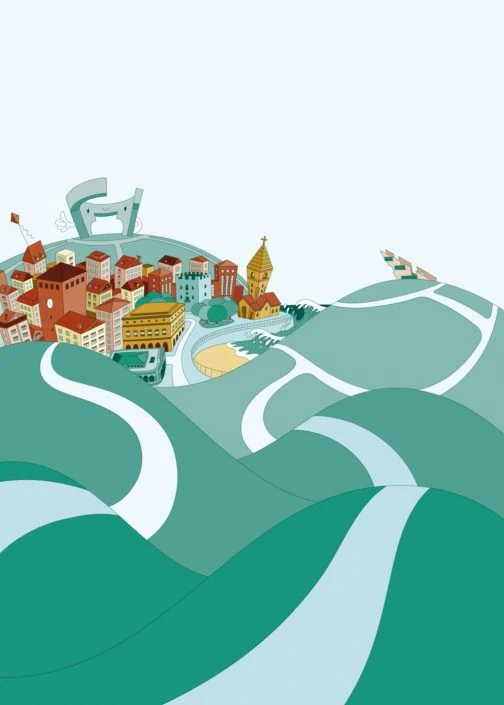 Background vector illustration for Metropoli poster Background vector illustration for Metropoli poster