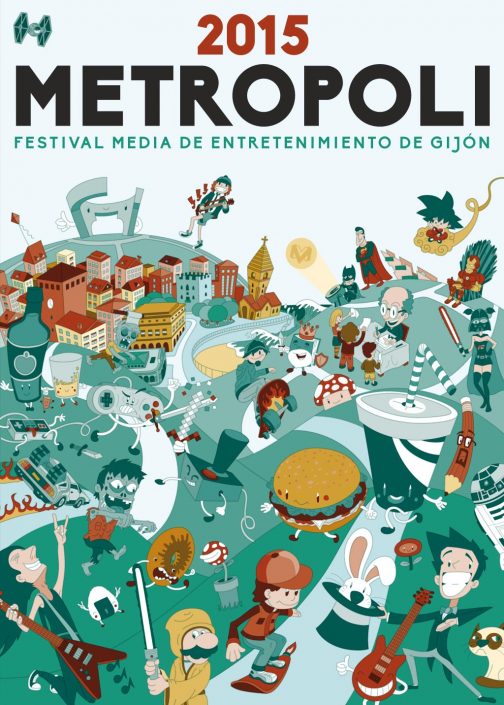Metropoli Culture Fest vector illustration Metropoli Culture Fest vector illustration