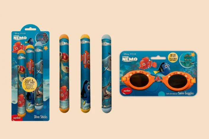 Pixar Nemo water toys graphic design artwork Pixar Nemo water toys graphic design artwork